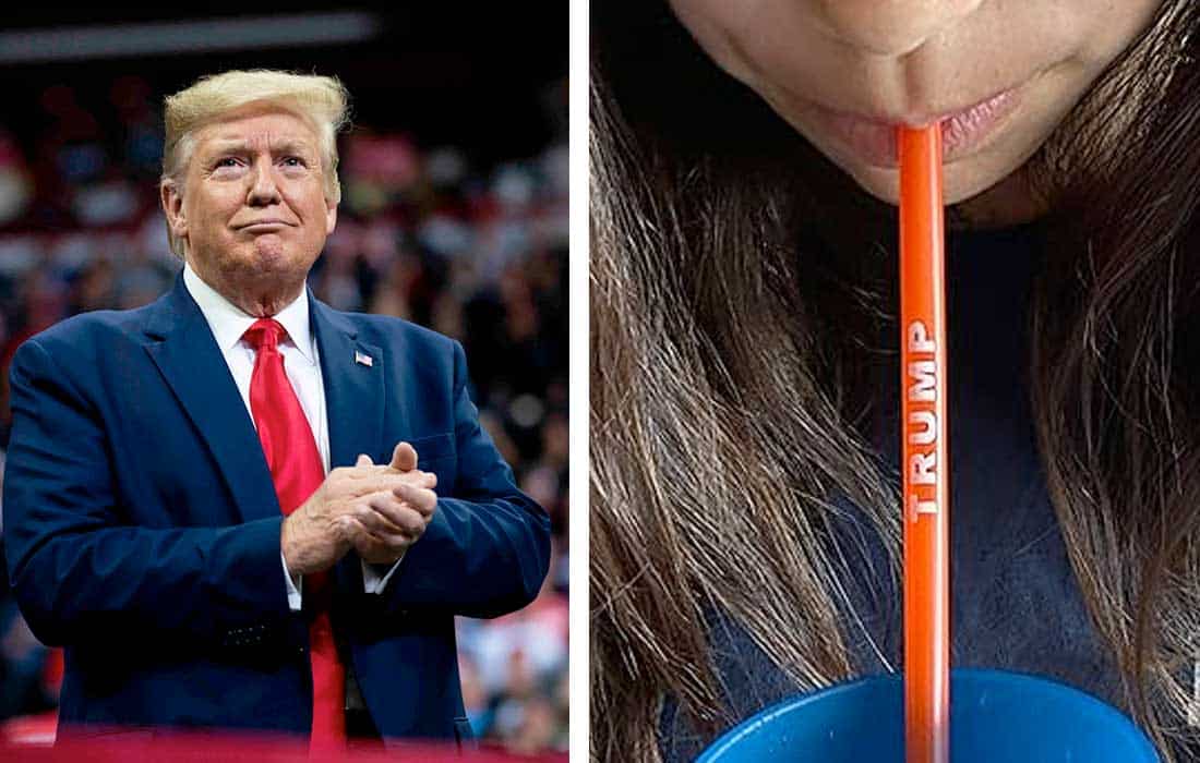 Trump reverses ban, orders return to plastic straws