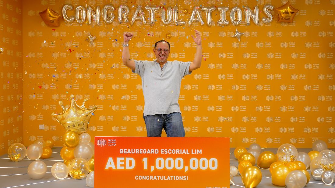 Beauregard Lim Wins AED 1M in UAE Lottery’s Latest Draw
