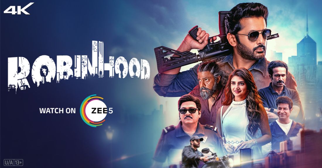 ZEE5 Global announces the digital premiere of Telugu blockbuster Robinhood – coming to your screens on May 10th!