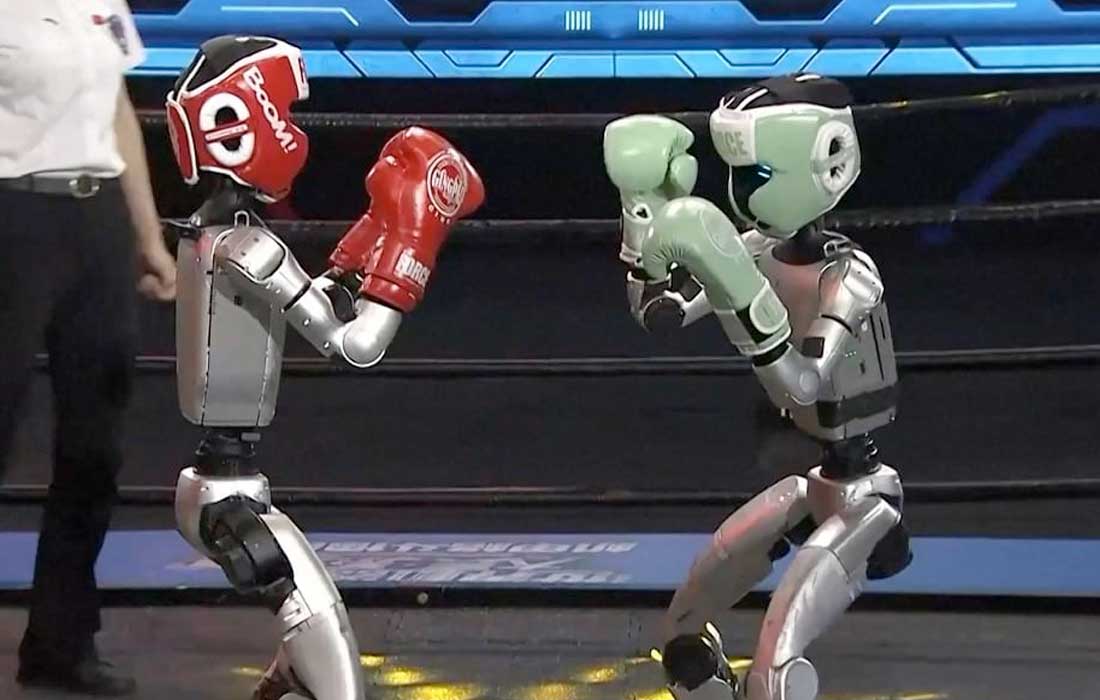 China's humanoid robot boxing championship