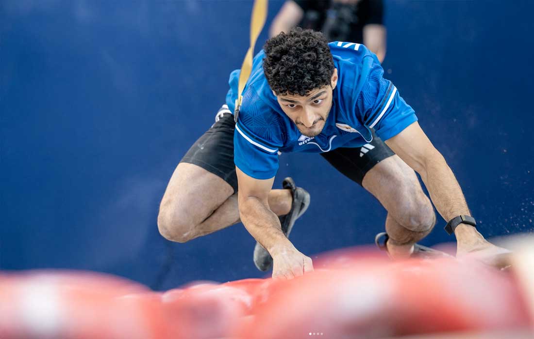 Nasser Borjaib’s 5.8 seconds stuns speed climbing world