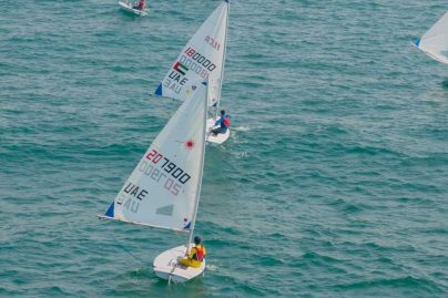 Abu Dhabi Sailing Team shines on opening day of Mussanah Sailing Week